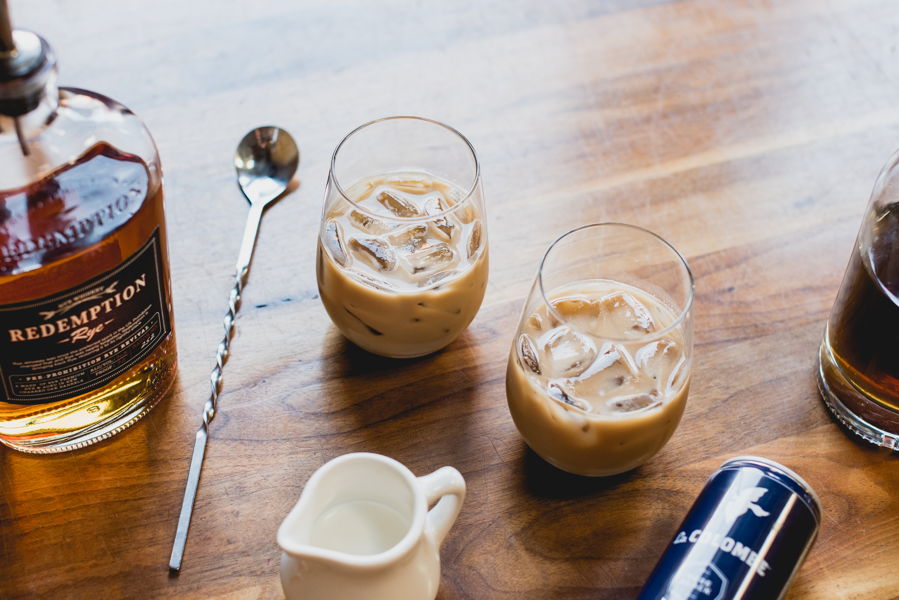 cold and simple: iced irish coffee